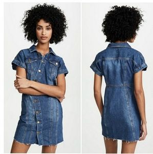 Free People Asymmetrical Denim Dress